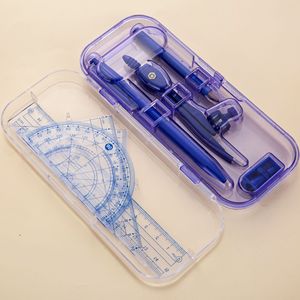 Juego de Compás de Alta Calidad para Estudiantes, Estilo Industrial, Kit de Matemáticas de 8 Piezas, Juego de Instrumentos Matemáticos, Juego de Geometría - Product Image 1