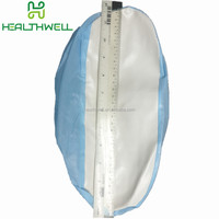 Couvre-bottes antidérapant antidérapant avec semelle EVA Couvre-chaussures jetables imperméables SMS