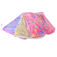 Couverture chaude pour animaux de compagnie, tapis en polaire corail doux pour chiens et chats, couverture de sommeil douce, fournitures pour animaux de compagnie