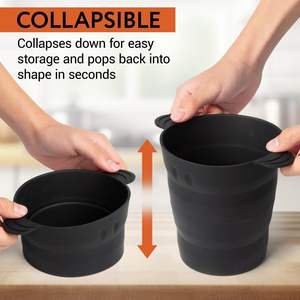 Revestimiento Reutilizable de Silicona Negra para Cubeta de Grasa, 5.5x6.25 Pulgadas, Resistente al Calor, Accesorios para Parrillas de Pellets <span class=keywords><strong>Traeger</strong></span> y Pit Boss - Product Image 2