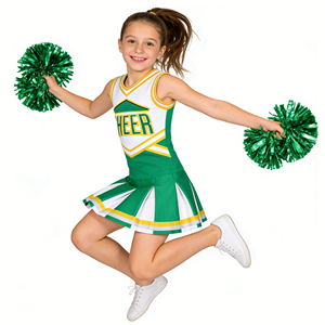 Uniformes <span class=keywords><strong>de</strong></span> <span class=keywords><strong>Animadoras</strong></span> para <span class=keywords><strong>Niñas</strong></span>, Diseño Personalizado (ODM/OEM), Vestido Impreso para Competencia, Conjunto Deportivo para Fútbol - Product Image 3