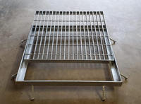tranchée à haute charge de parcs Système de drainage de mur de toiture de passerelle durable Grille en acier galvanisée à chaud