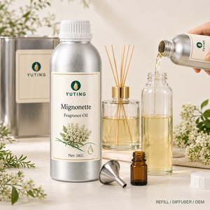 Huile parfumée pour diffuseur d'arômes, <span class=keywords><strong>Mignonette</strong></span> Florale Verte, Huile aromatique pour diffuseur, Marque privée, Fournisseur en gros OEM, Usine - Product Image 2