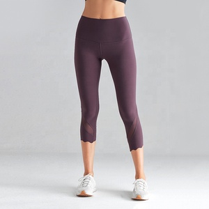 Excellente Qualité Gym Fitness Gym Taille Haute Leggings Moulant Puissance Maille Yoga Capri - Product Image 3