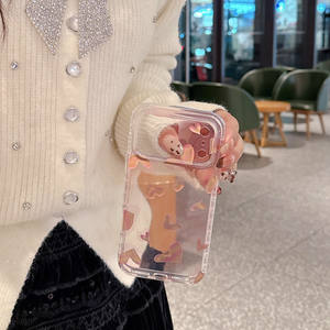 Coque pour iPhone 17 Pro Max, nouvelle coque de téléphone anti-chute à double couche avec cœur dégradé rose et or, protection intégrale - Product Image 2