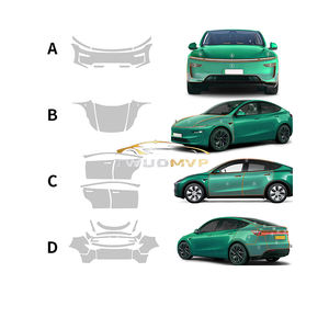 Ensemble de 1 Film de Protection de Peinture <span class=keywords><strong>Auto</strong></span>-Cicatrisant PPF Autocollant pour Carrosserie pour Tesla Model Y Juniper 2025 <span class=keywords><strong>2026</strong></span> Accessoires Résistant aux Rayures - Product Image 1