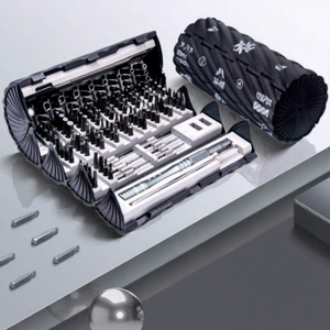 Smarto T128 128-in-1 Magnetischer Schraubendreher-Satz mit 122 Bits & 6 Essentiellen Werkzeugen für Computer- & Laptop-Reparatur (Metall) - Product Image 5