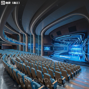 Yj Auditorium Chairs <b>Aluminum</b> Alloy Row Chair With <b>Table</b> School Lecture Hall Seating - Product Image 2