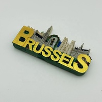 Aimant de réfrigérateur Souvenir touristique personnalisé Aimant de réfrigérateur Souvenir en résine polyrésine Danemark Amsterdam