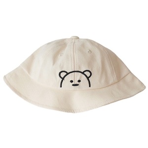 Chapeau bébé printemps et automne Section mince dessin animé mignon ours été bébé Pot chapeau crème <span class=keywords><strong>solaire</strong></span> chapeau de pêche pour enfants - Product Image 5