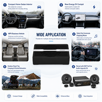 Subwoofer actif simple de 500 W de puissance maximale, subwoofer actif de 8 pouces pour voiture, cône en papier, bobine en aluminium