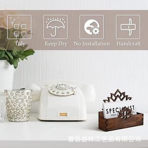 Wooden Business Card Holder <b>With</b> Lotus Design For Office <b>Desk</b> Storage And Hotel Front <b>Desk</b> Use - Product Image 4