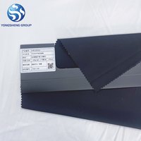 Tissu Jersey 100% Polyester Imperméable Mat à Trame Torsadée Effet Soie Protéinée, Poids Moyen, Élastique Mécanique, Idéal pour Vêtements - Vente Chaude