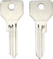 Clé vierge en fer pour serrurier, fraisage facile, tête de 24,2 mm, pour machine à tailler les clés, pièce de rechange pour serrure de porte