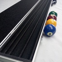 Étui de queue de billard en aluminium antichoc, étui de queue de billard personnalisé
