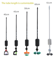 Prix de vente 40cm 45cm 50cm 60cm 80cm Accessoire d'arrosage suspendu pour l'irrigation du jardin