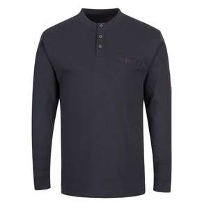 PORTWEST - FR32NARM T-shirt bleu marine résistant au feu et antistatique-EAN 5036108334391 FLAME RESISTANT WORKWEAR - Product Image 1