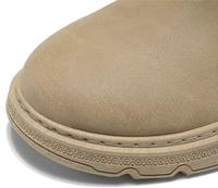 Bottes pour hommes de style britannique à la mode, en cuir PU, avec empiècements de couleur contrastée, polyvalentes, légères, pour le travail, les sports de plein air et la randonnée