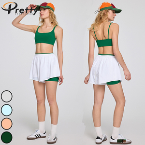 Palestra abbigliamento donna pantaloncini Fitness pantaloncini da donna <span class=keywords><strong>2</strong></span> <span class=keywords><strong>In</strong></span> <span class=keywords><strong>1</strong></span> corsa abbigliamento sportivo corto per le donne tuta da ginnastica abbigliamento - Product Image 3