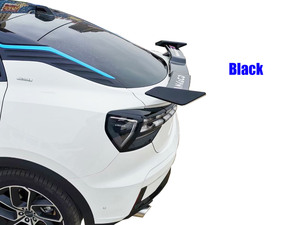 Cánh gió đuôi xe đa năng hoàn toàn mới, không cần khoan, cánh gió xe hơi bằng sợi <span class=keywords><strong>carbon</strong></span> cao cấp, cánh gió sau xe thể thao GT cố định ba lớp - Product Image 4