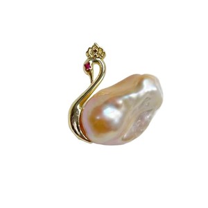 จี้เงินแท้ S925 รุ่น 31280DIY รูปหงส์ลอยฟ้า พร้อมอุปกรณ์เสริมลูกปัดขนาด 13-18 มม. สำหรับทำจี้มุกและชาร์ม DIY - Product Image 2