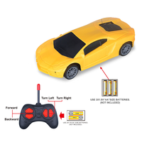 Voiture télécommandée AJB à l'échelle 1:24, 27 MHz, 4 canaux, fonction Follow Me, portée de 30 m, électrique, pour usage intérieur/extérieur, compétence experte