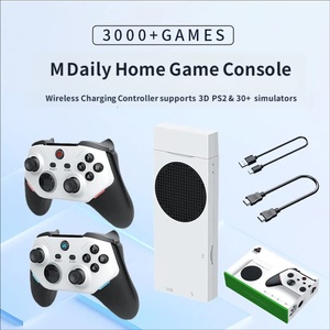 Mandos Inalámbricos Octa Core RGB para 4 Jugadores, Plug and Play, Diseño Minimalista Blanco y Negro, Consola Retro para TV M88 PS2 - Product Image 2