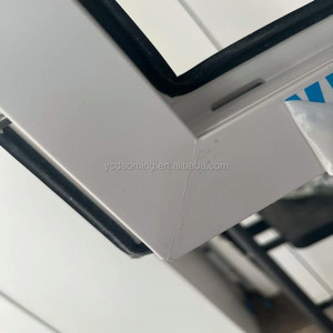 <span class=keywords><strong>Ventanas</strong></span> Corredizas Dobles de <span class=keywords><strong>PVC</strong></span> Modernas <span class=keywords><strong>con</strong></span> Protección de Plástico y <span class=keywords><strong>Mosquitera</strong></span>, Persianas Enrollables para Hoteles y Apartamentos, Protección Exterior contra el Calor - Product Image 3
