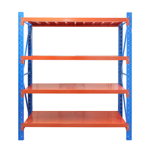 ABCTOOLS Étagères d'entrepôt en acier à 4 niveaux, réglables, sans boulons, robustes, rayonnages empilables industriels, prix bas - Product Image 6