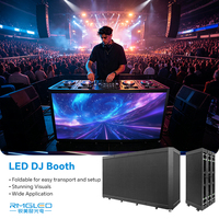 Table DJ pliable portable P2.604 pour extérieur, écran LED, cabine DJ pliable pour scène, mariage, festival, magasin de détail, aéroport
