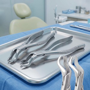 MIRHA INSTRUMENTS Pinzas de Extracción Dental Ergonómicas de Acero Inoxidable de Alta Calidad, 150 mm, Instrumento Quirúrgico Superior - Product Image 3