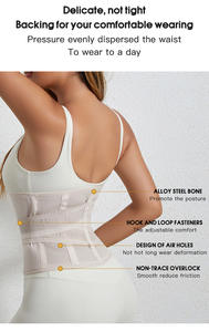 <span class=keywords><strong>Faja</strong></span> de Soporte Lumbar de Alta Elasticidad para Yoga, <span class=keywords><strong>Faja</strong></span> Abdominal <span class=keywords><strong>Reductora</strong></span>, Protección para Fitness, Transpirable - Product Image 3