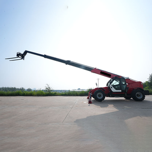 Sollevatore Telescopico per Edilizia 4,5 Tonnellate, Altezza di Sollevamento 18m, Portata 13,08m, Carrello Elevatore Idraulico con Forche per Pallet - Product Image 4