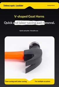 <span class=keywords><strong>Marteau</strong></span> à griffes pour électricien et <span class=keywords><strong>charpentier</strong></span> avec manche en plastique, 275 mm, qualité industrielle et bricolage, multifonctionnel pour la construction et la menuiserie - Product Image 4