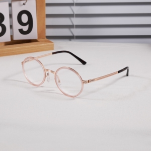 Montures de lunettes rondes à monture complète unisexe, anti-lumière bleue, légères, bicolores, correction de la vision, adultes, toutes formes de visage - Product Image 6