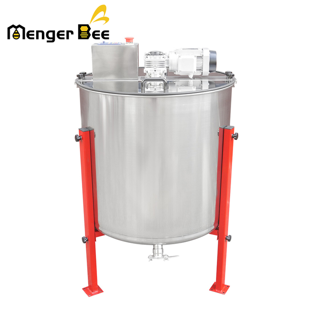 High Quality Menger Bee 6-Frame Electric Honey Extractor Machine Stainless Steel Centrifugal Force Manual Grade 220/110V 2-Year