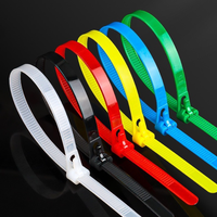 Bridas de nailon 66 reutilizables y liberables, con certificación CE, autoblocantes, para arneses de cables industriales, color personalizado