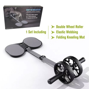 Yeni Çift Sessiz EVA Karın Kası Tekerleği Evde Fitness Ekipmanı Erkekler Kadınlar İçin Kas Geliştirme Kıvrılma Aleti Çift Silindirli - Product Image 6