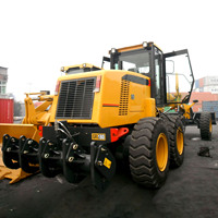 Niveleuse GR180 de 180 CV à commande hydraulique intégrale pour des travaux de découpe et de poussée de sols précis – Marque renommée