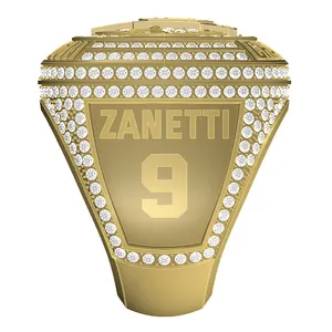 Men Custom Jewelry Champions Big Fantasy Championship Ring Custom Youth Award Sport Championship Ring