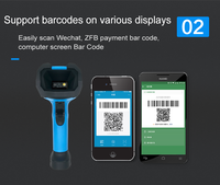 Lecteurs de codes-barres industriels sans fil de haute qualité IP68 Ticode TI6820, scanner de codes-barres 2D avec support automatique