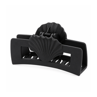 Barrettes à cheveux extensibles en plastique, motif géométrique, couleur unie, pour queue de cheval, accessoires pour femmes, coiffure