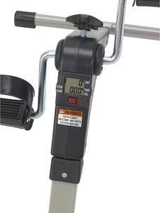 Exerciceur à pédales pliable de luxe avec affichage électronique pour les jambes et les bras, vélo d'exercice à pédales sous le bureau, entièrement assemblé - Product Image 3