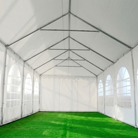 Tente d'exposition en dôme sur mesure avec fenêtres pour événements extérieurs, mariages et salons automobiles - Installation facile