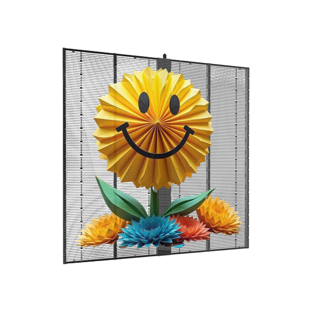 Custom CMX High Brightness P3.91 Indoor Transparent LED Screen Glass Wall Store Window Advertising 6-Year Warranty 3840Hz