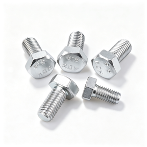 Factory Supply GB5783 Full Thread Hex Head Bolt Carbon Steel 8.8 Grade <b>Galvanized</b> Hexagonal <b>Screw</b> - Product Image 4