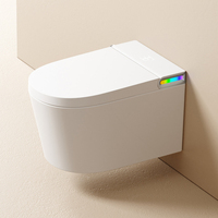 Wholesale Wall Hung Smart Toilet with Built in Tank Auto Flush Heated Seat and Bidet Wash