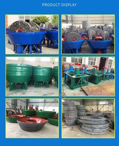 Hoge Kwaliteit Stenen Molen Grinder Lage Prijs Goud Natte Pan Molen Poeder Maken Extractie Machine Fabrikant Directe Verkoop Voor Mijnbouw - Product Image 6