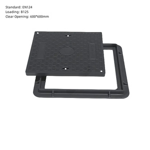 SMC composiet anti-diefstal putdeksel riooldeksels met frame - Product Image 2
