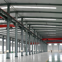 Estructura de Acero Prefabricada para Taller, Almacén, Garaje, Nave Industrial Moderna, Oficina